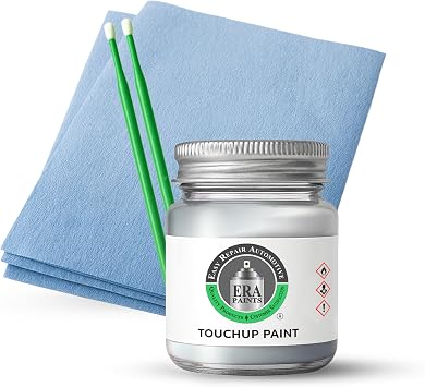 ERA Paints - B93 - Ionic Silver Metallic for BMW Exact OEM Color Match Automotive Touch Up Paint for Cars - Scratch & Chip Repair for Metal & Plastic - Basic Kit - Made in USA