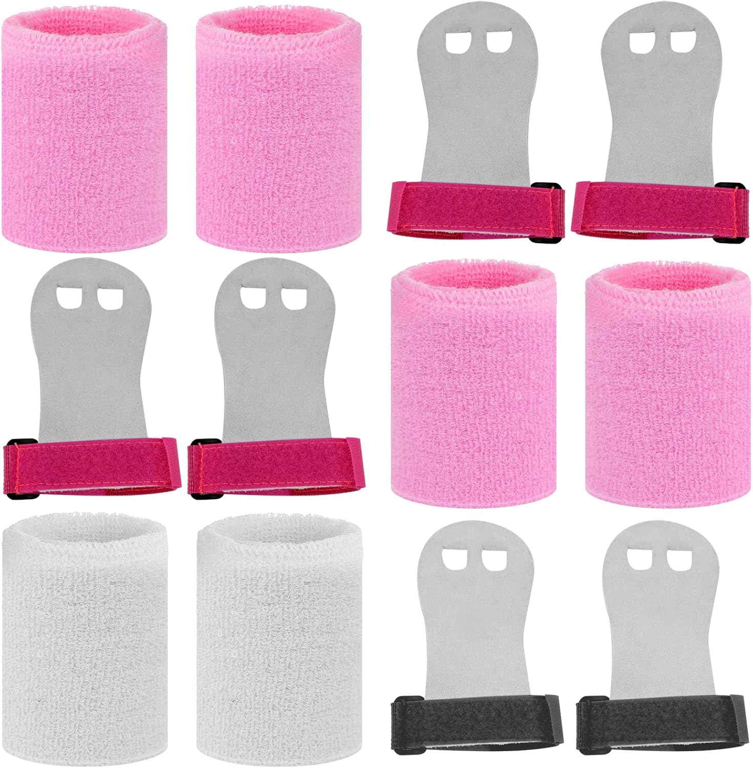 3 Pairs Gymnastics Grips Sports Wristbands Sets