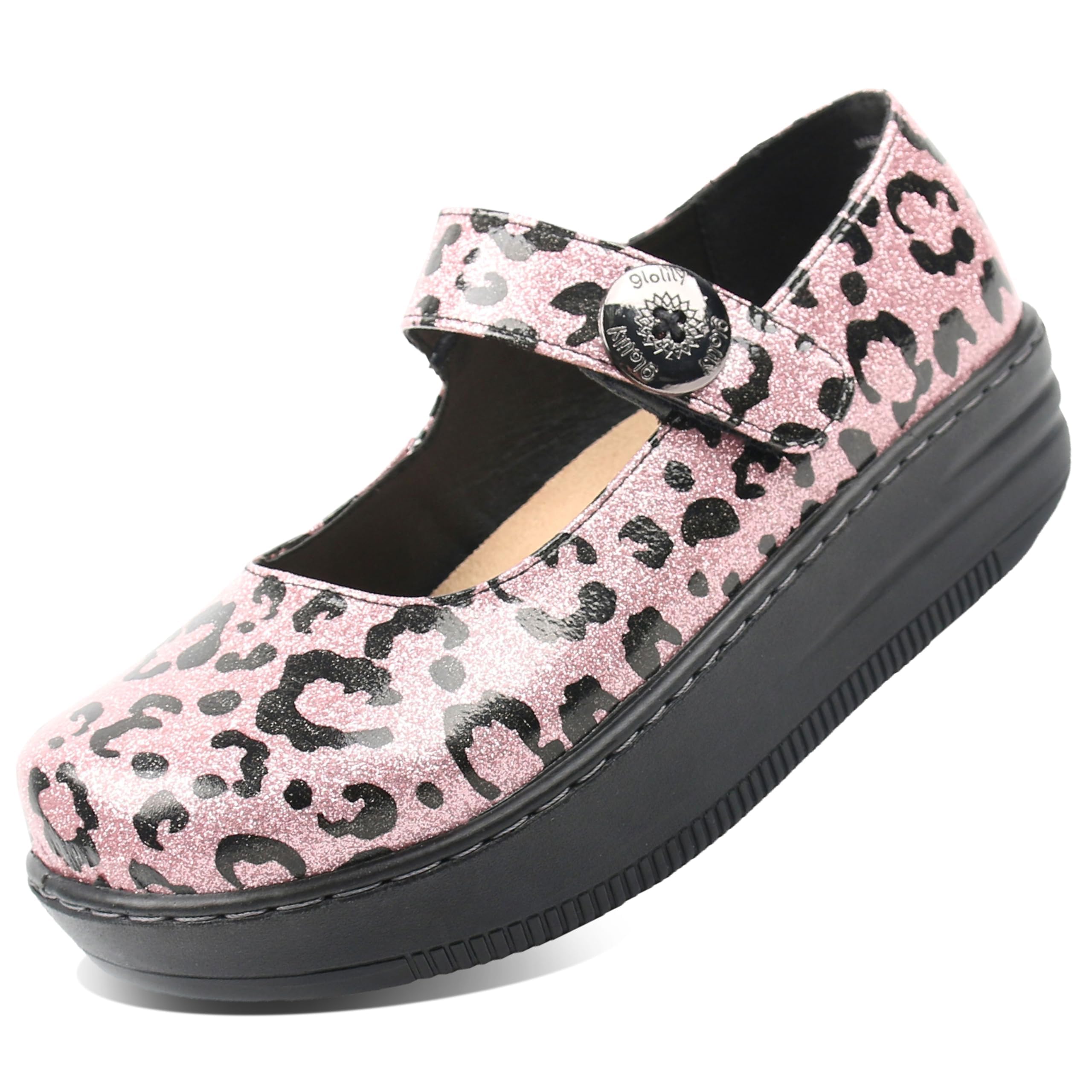 Glolily Women's Comfort Clogs - Professional Lightweight Slip-Resistant Work Shoe with Extra Cushion and Removeable Orthotic Arch Support Footbed for