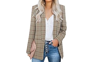 VNKNW Womens Casual Blazer Long Sleeve Business Suit Jacket