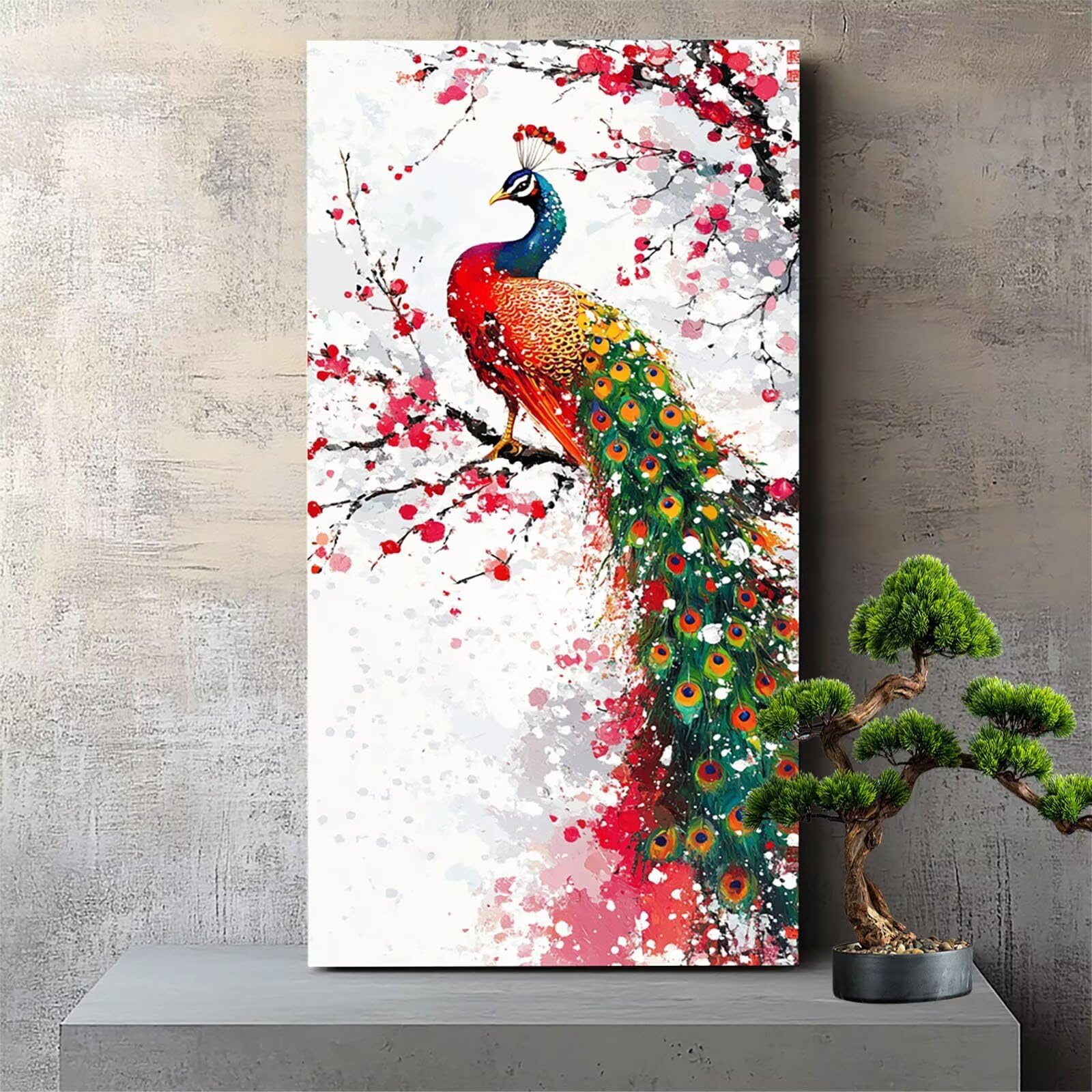 画材 Peacockesque 画材 Peacockesque Amazon.com: Peacock Paint by Numbers for