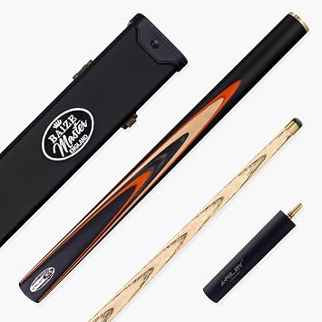 Riley RONNIE O'SULLIVAN Endorsed Limited Edition Ash Snooker and English Pool Cue 9.5mm Leather Tip - 57 Inch, 17-19oz