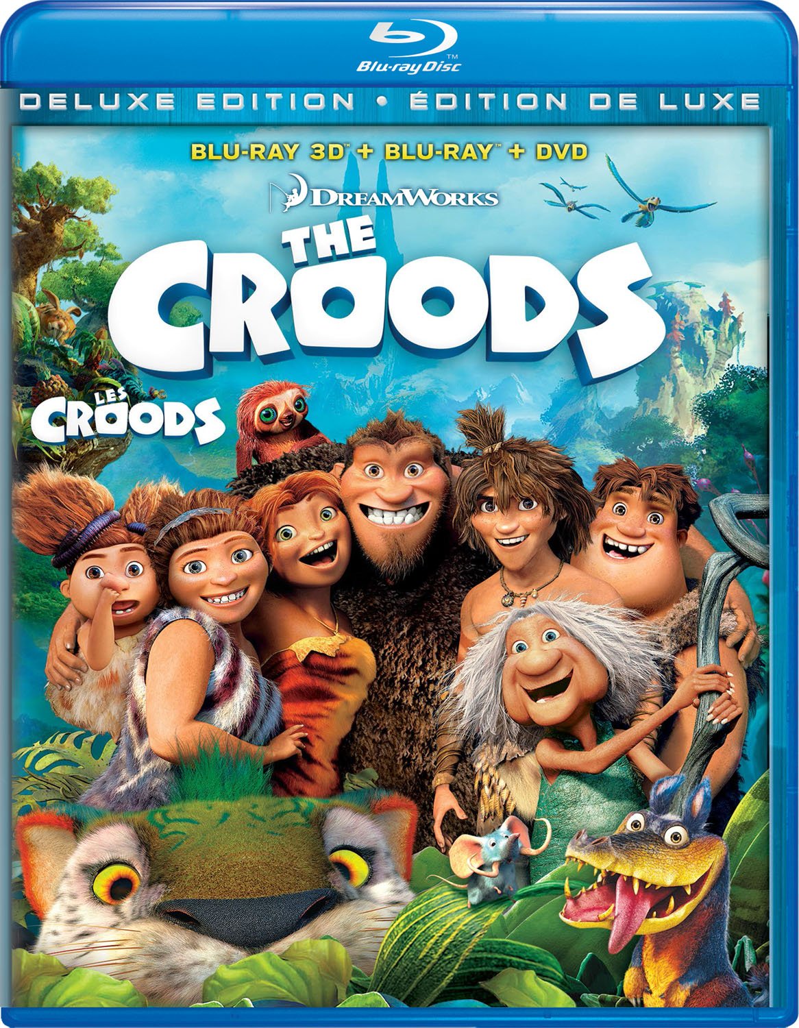 The Croods [Blu-ray 3D + Blu-ray + DVD + Digital Copy] [Blu-ray]