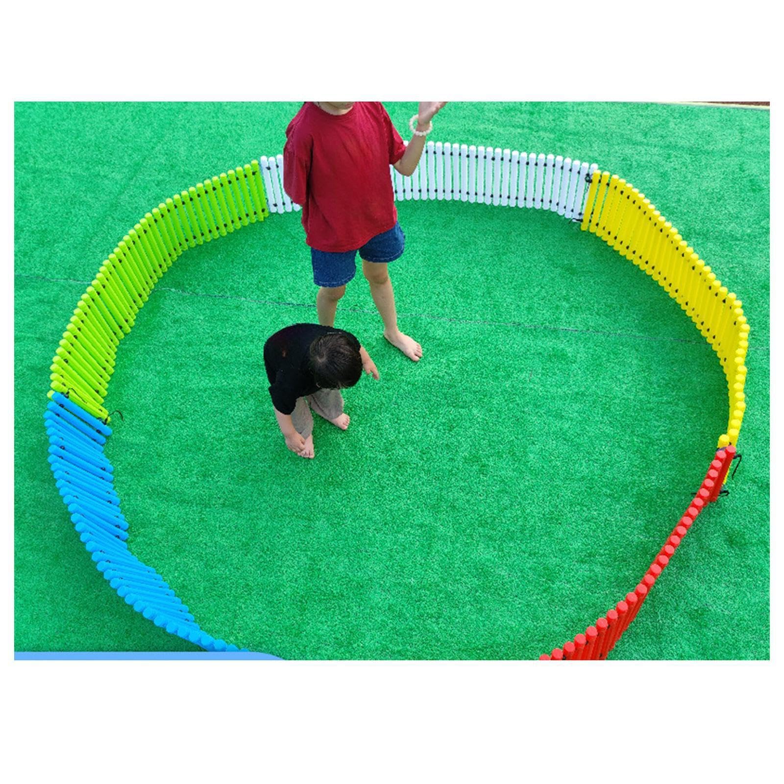 Juego Activo con Equipo de Juego Interactivo de Equilibrio Ligero para Exteriores para bebés Que apoya Las Habilidades motoras y la coordinación de, Rojo, 150x28.5cm