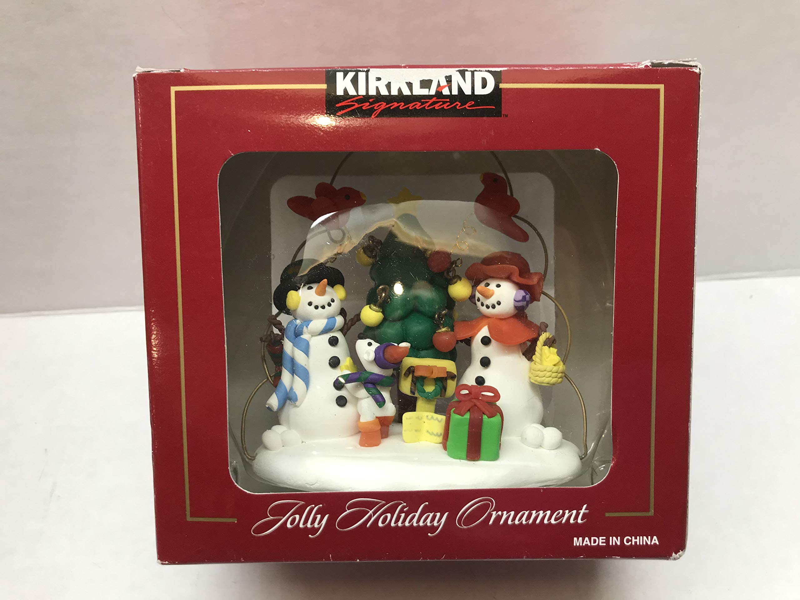 Amazon.com: Kirkland Signature Jolly Holiday Ornament - Snowmen