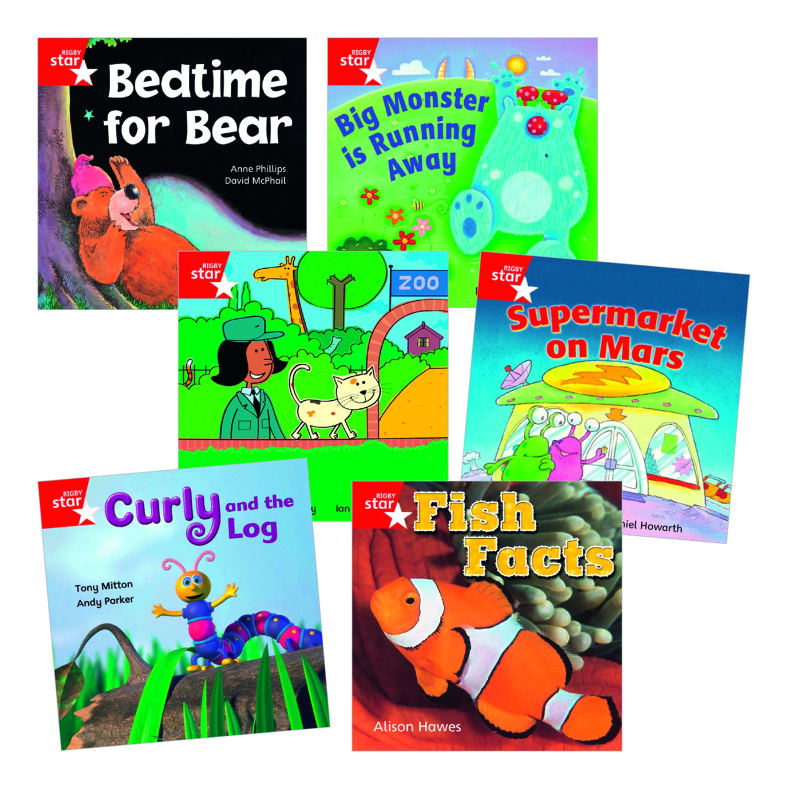 Learn at Home:Star Reading Red Level Pack (5 fiction and 1 non-fiction book)