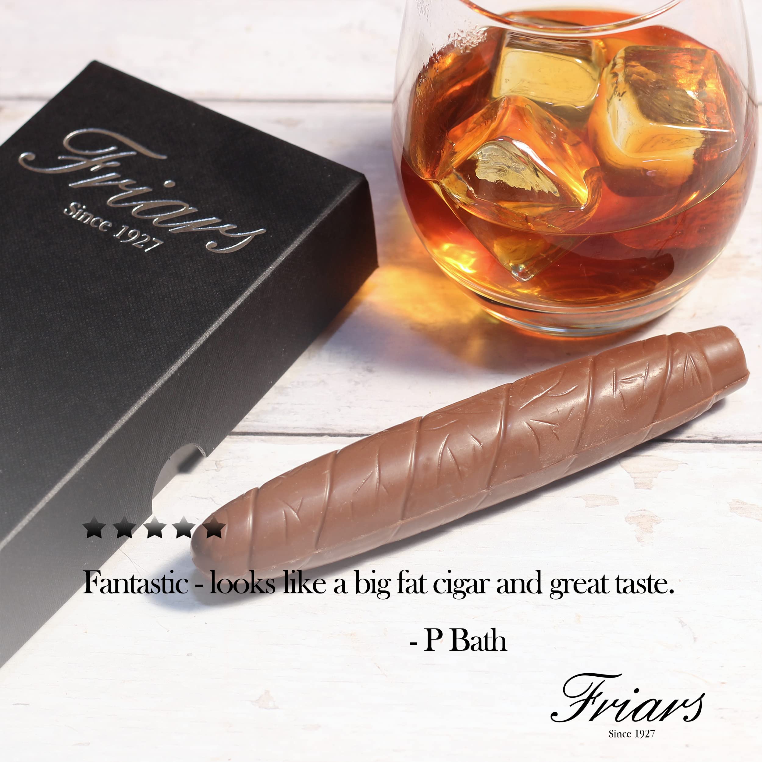 Friars Chocolate Cigar Gift Box - 3 Cigars, 165G | Mauritius