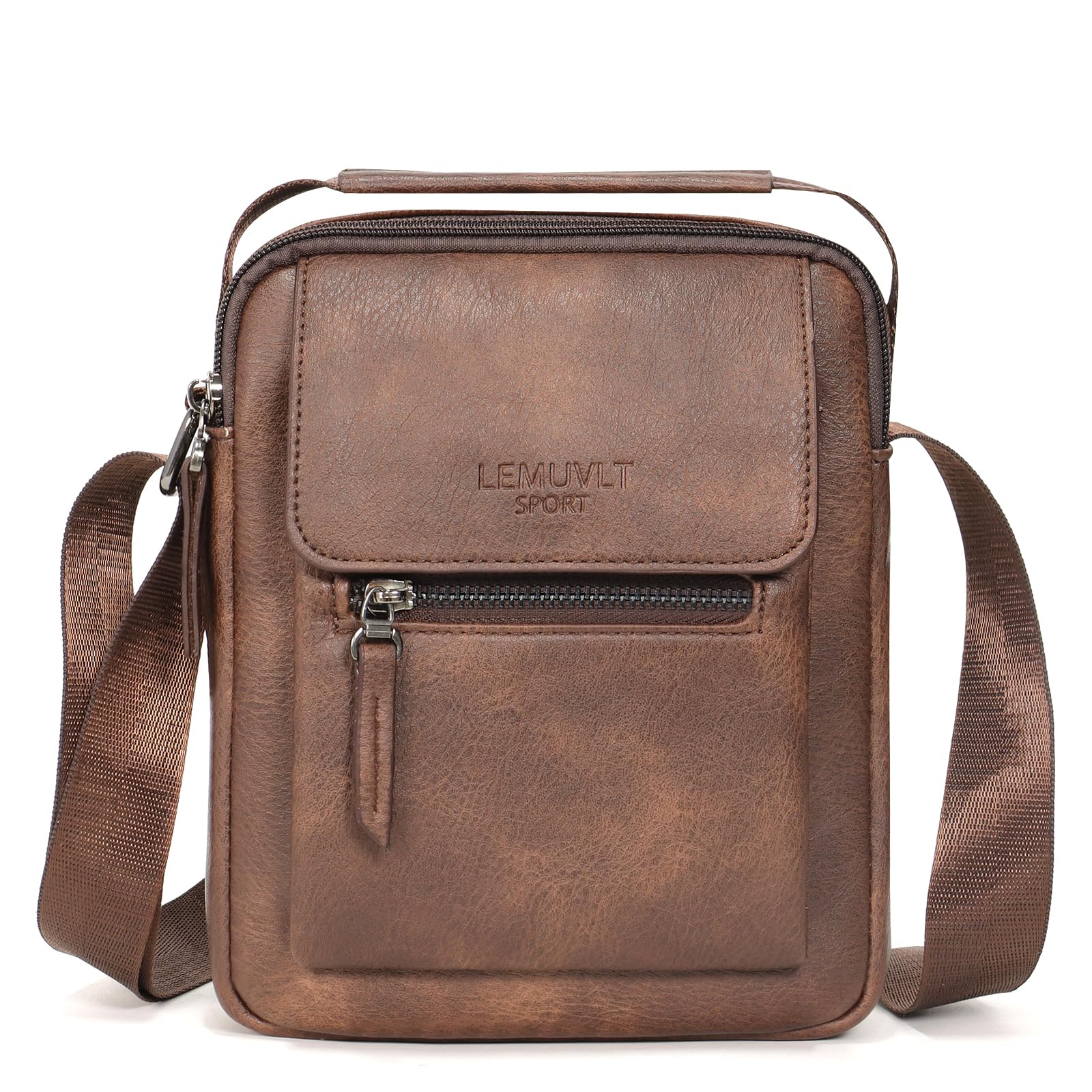 Medium Small Crossbody bag for men shoulder bag mens purse satchel leather messenger bag gift