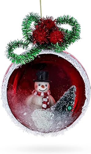 Miniatura 7 de BestPysanky Adorno de Navidad con cristal de muérdago