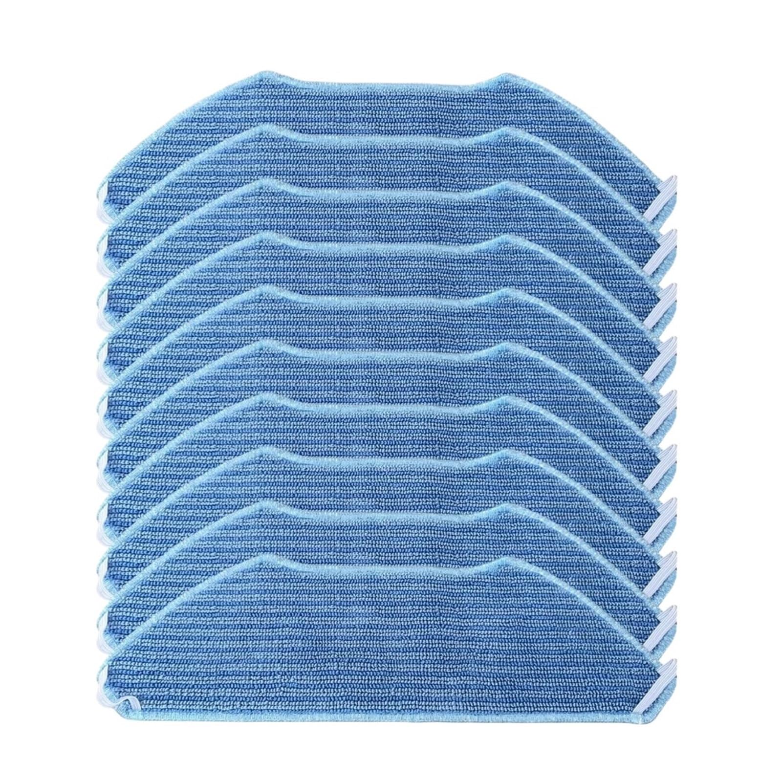 Compatible Con Paño De Fregona Microfibra Reutilizable Lavable Lefant | For M1,M2,Pro,U180 y K8; Paquete de 4/10 microfibra suave, lavable, a presión.(10pcs)