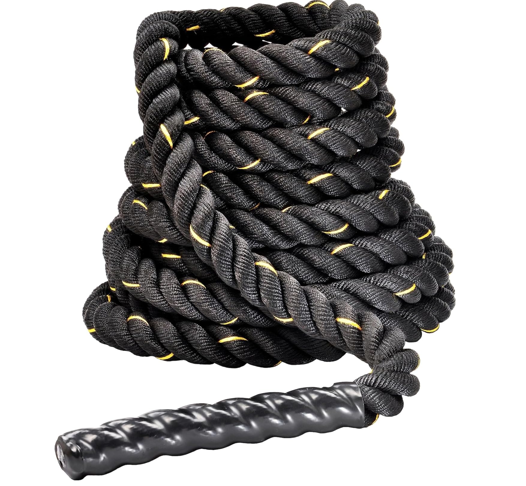 Acetopway Corde de Combat, Corde ondulatoire pour Exercices de Combat, Corde de Bataille pour Musculation de 38mm diamètre, 9m/12m/15m de Longueur (12m)