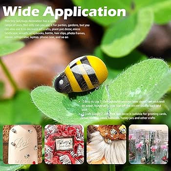 小物 bee Amazon.com: Lxnoap Mini Wooden Bees with Adhesive
