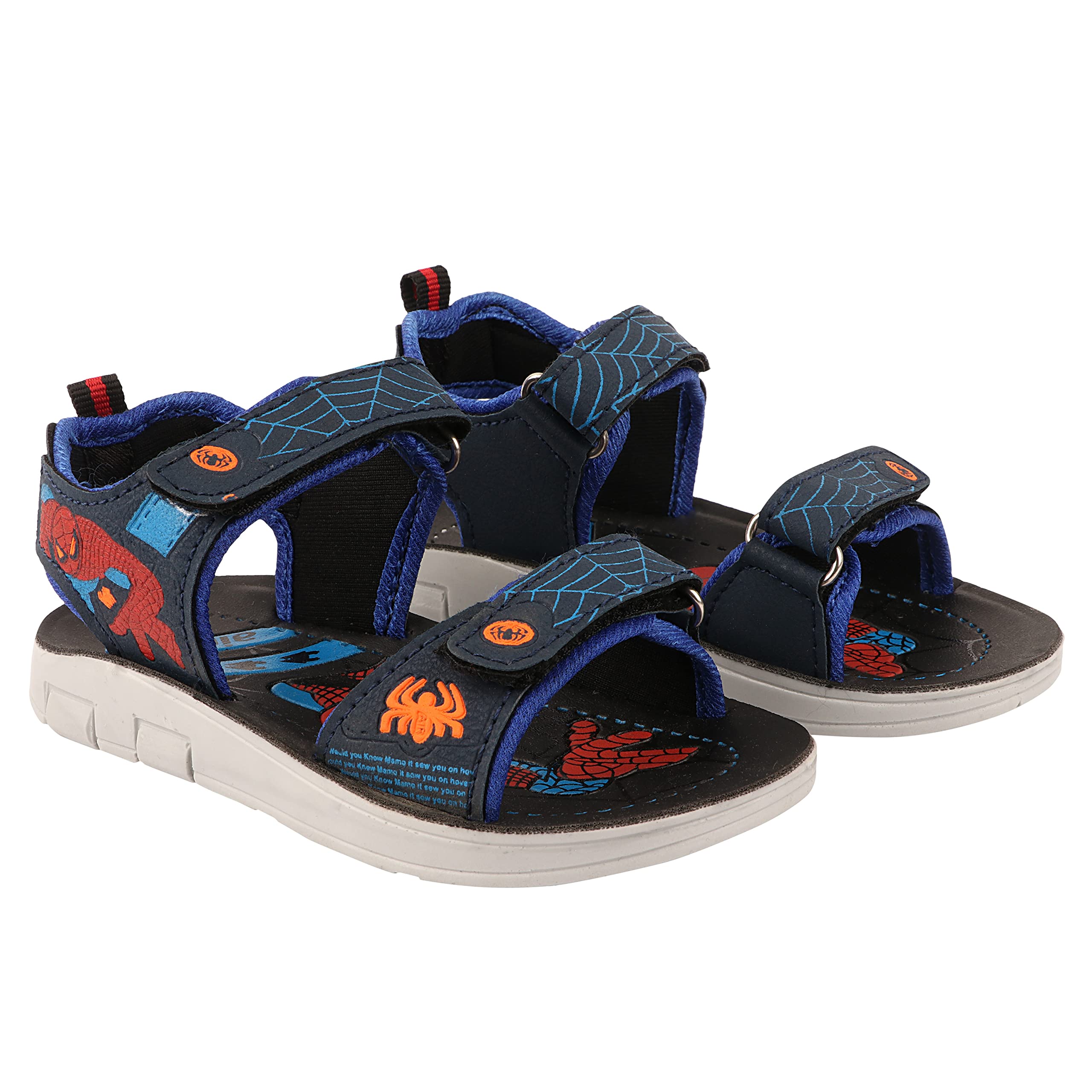 AIR FAX Unisex Child Kids Regular/Everyday Use Breathable Printed Valcro Floaters Sandals with pu Sole for Boys & Girls (BRUT_Blue & Red_9) (B0BRJLZ6ZT) Amazon Price History, Amazon Price Tracker