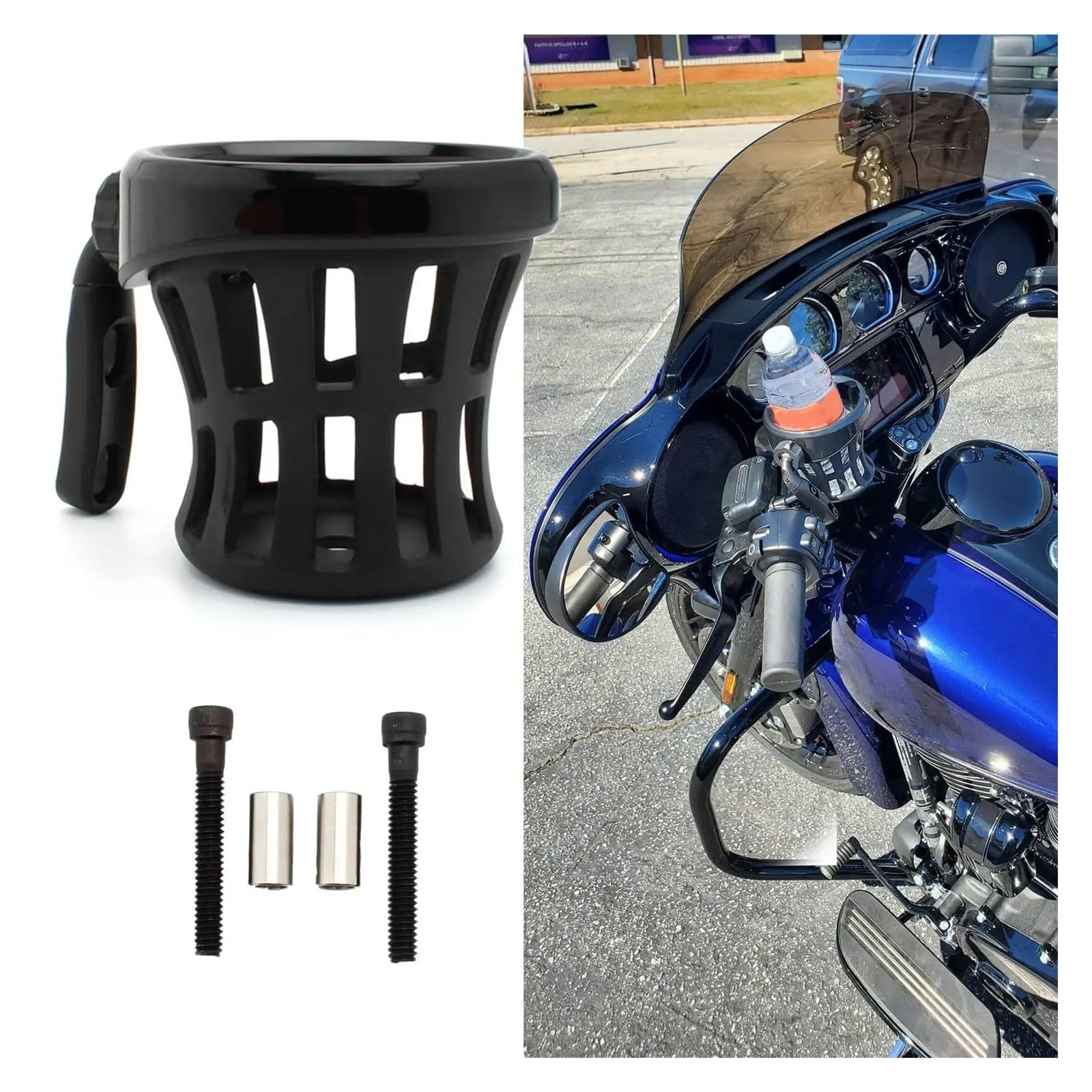 Flaschenhalter Motorrad Motorrad Tasse Halter Motocross Fahrrad Flasche Trinken Halterung Mounte Für Road Glide Für Ultra Cl&assic