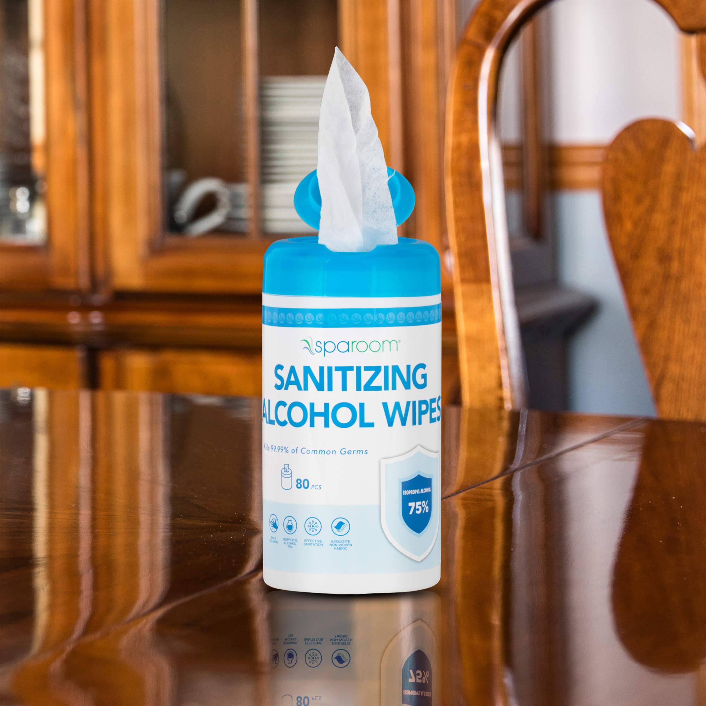 Sparoom Hand Sanitizing Alcohol Wipes 10pk case(this is a pallet bid