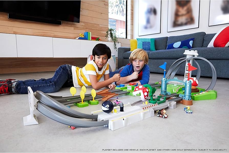 mario kart circuit track hot wheels