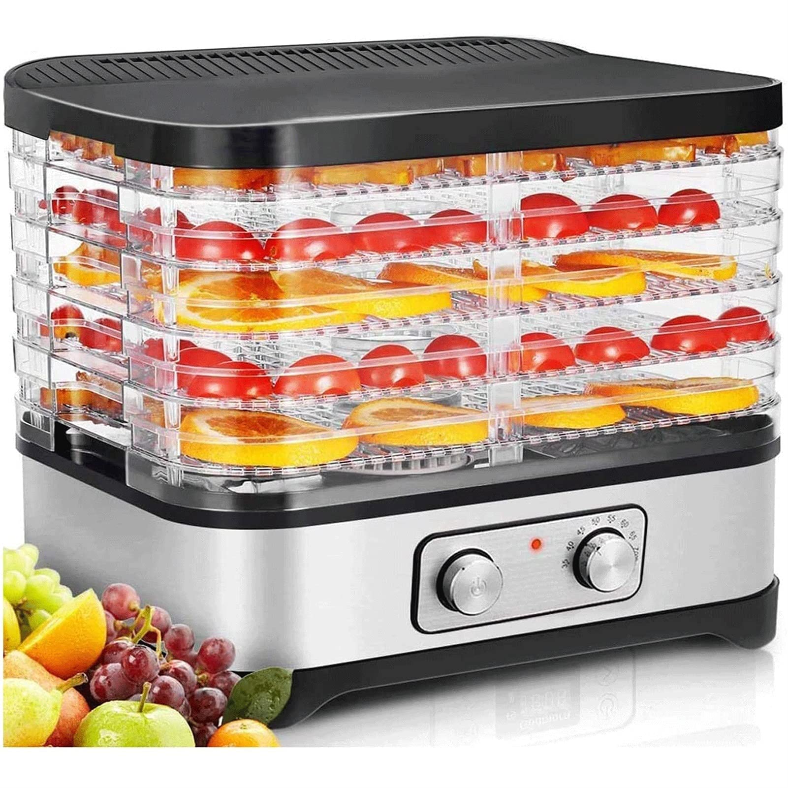 Buy Food Dehydrator Machine Jerky with Timer,5Tray,250 Watt,for Beef