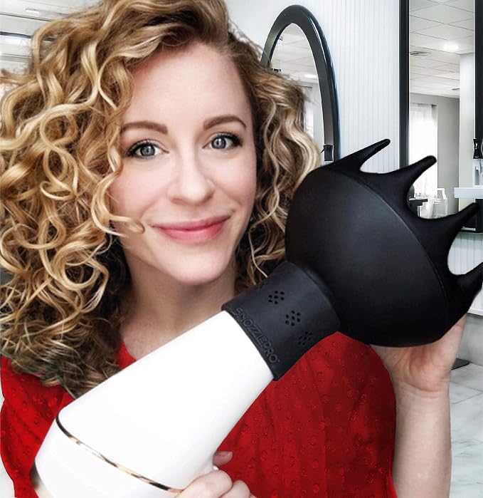 Amazon.com: SnozzlePro - Adaptador universal de boquilla para secador de  pelo, se adapta al difusor de orquídeas negras Xtava, concentradores de  repuesto y secadores de soplado con un diámetro de 1.5 a 2.25 pulgadas,  evita que se despegue la fijación