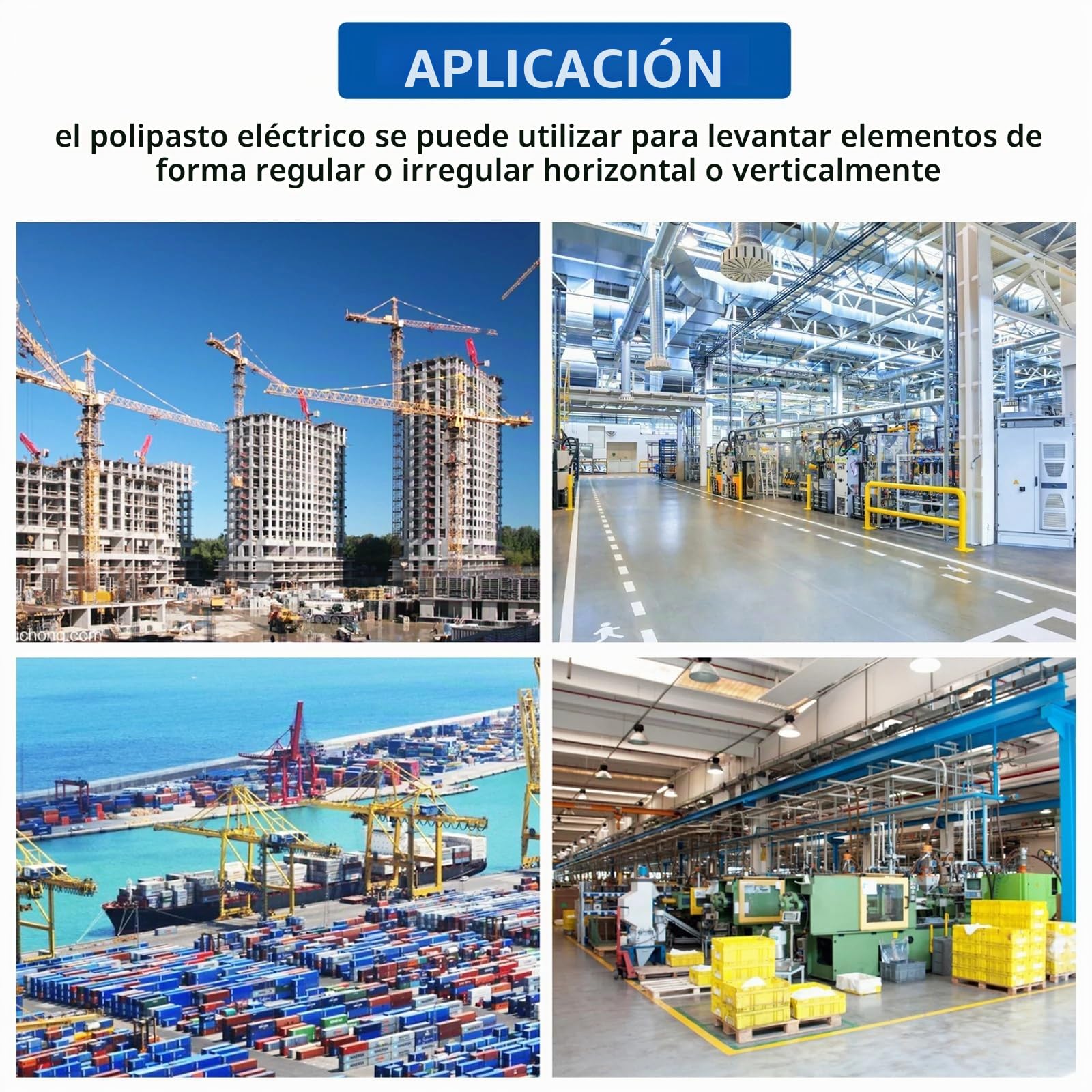 Polipasto Eléctrico 500KG, 1500W Montacargas Eléctrico para Elevación, 3 en 1 Cabrestante Eléctrico Portátil con Remoto Inalámbrico para casa garajes almacenes, 5M/Min, Eslinga de 7.6m