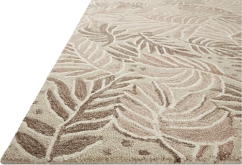 Miniatura 3 de Justina Blakeney x Loloi Cura Collection CUR-01 - Alfombra de área de 5 pies x 7 pies 6 pulgadas, color naturalrubor