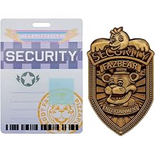 Five Nights at Freddy's Security Badge Limited Edition Metal Replica