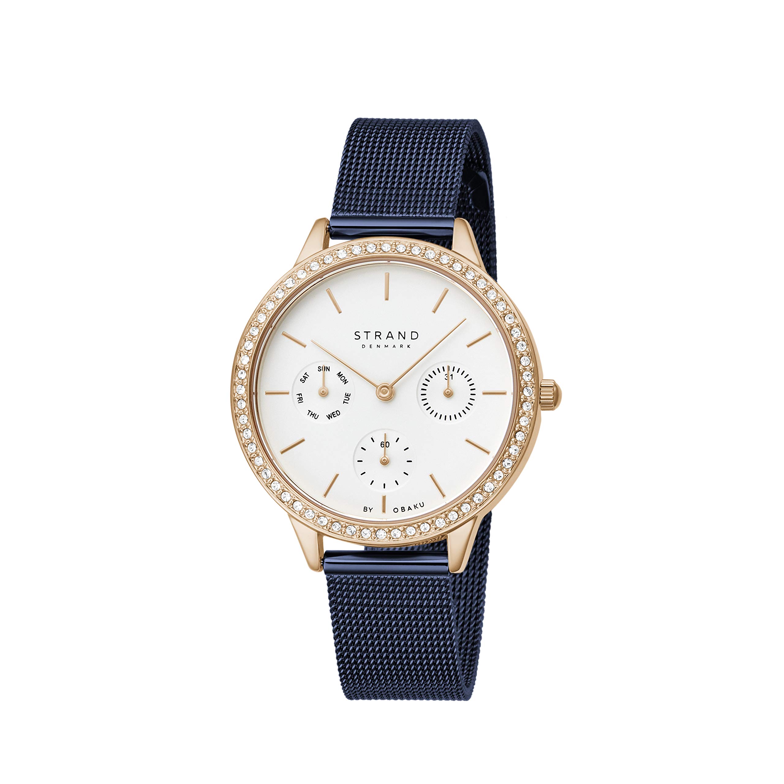 Strand By Obaku Lynn Analog Silver Dial Womens Watch-S704LMVIML (B08RDYGPW9) Amazon Price History, Amazon Price Tracker