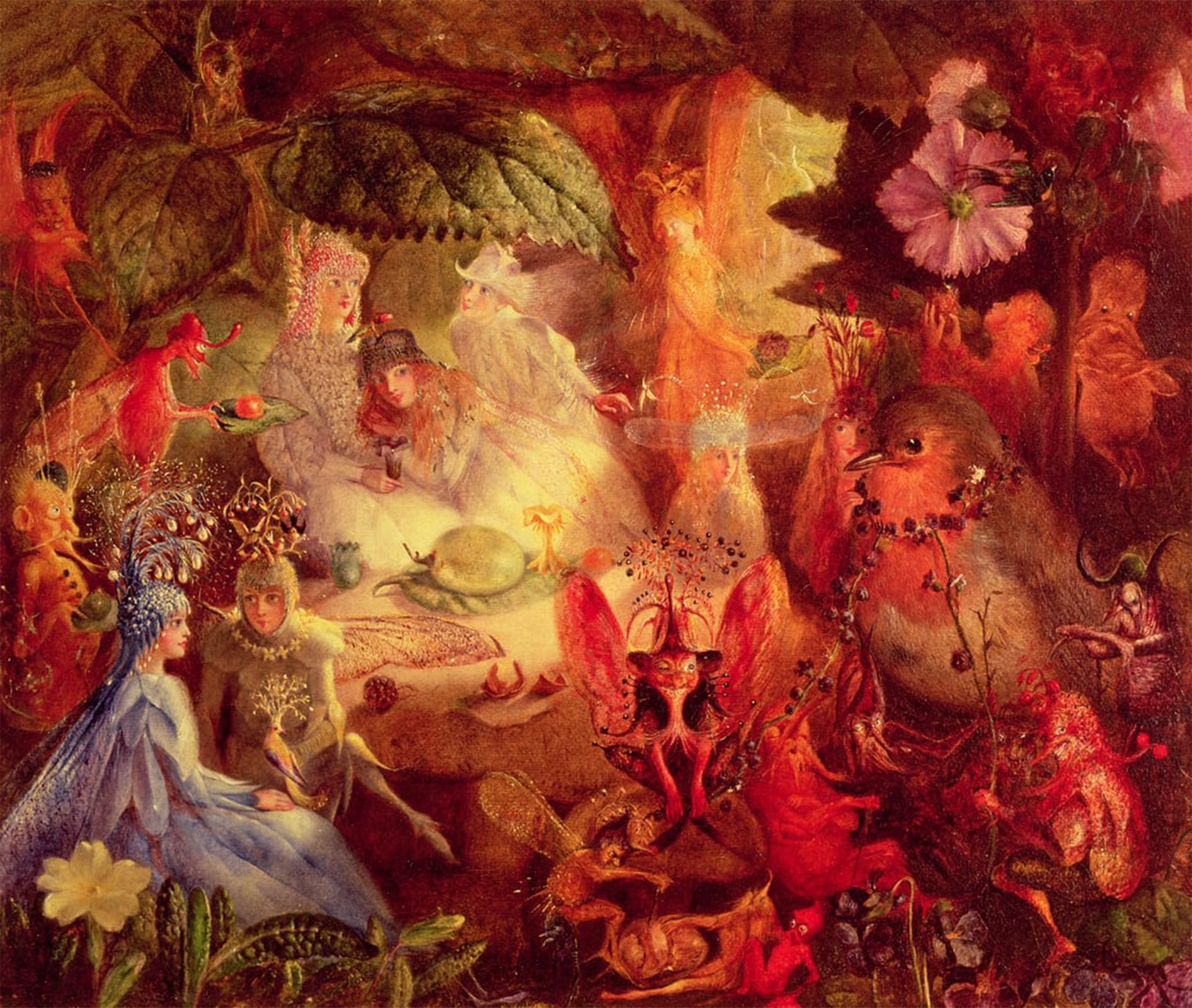 SERENDIPITP Retro Picture Poster Wall Art Pictures Painting Famous Painting by Anster Fitzgerald Wall Art Canvas Print for Wall Decor 60x90cm