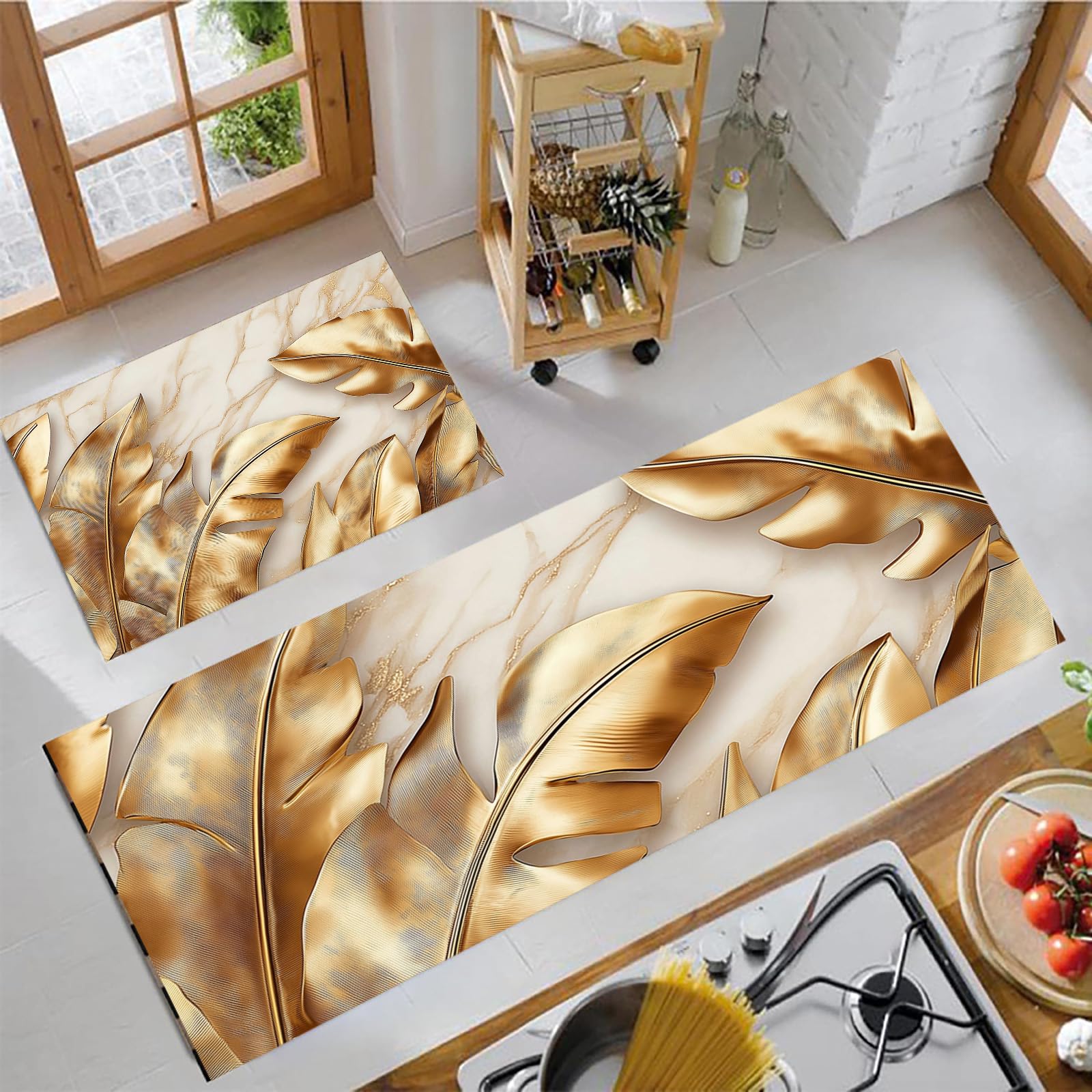 Tapis de cuisine antidérapants lavables pour éliminer les glissades et protéger les sols usés