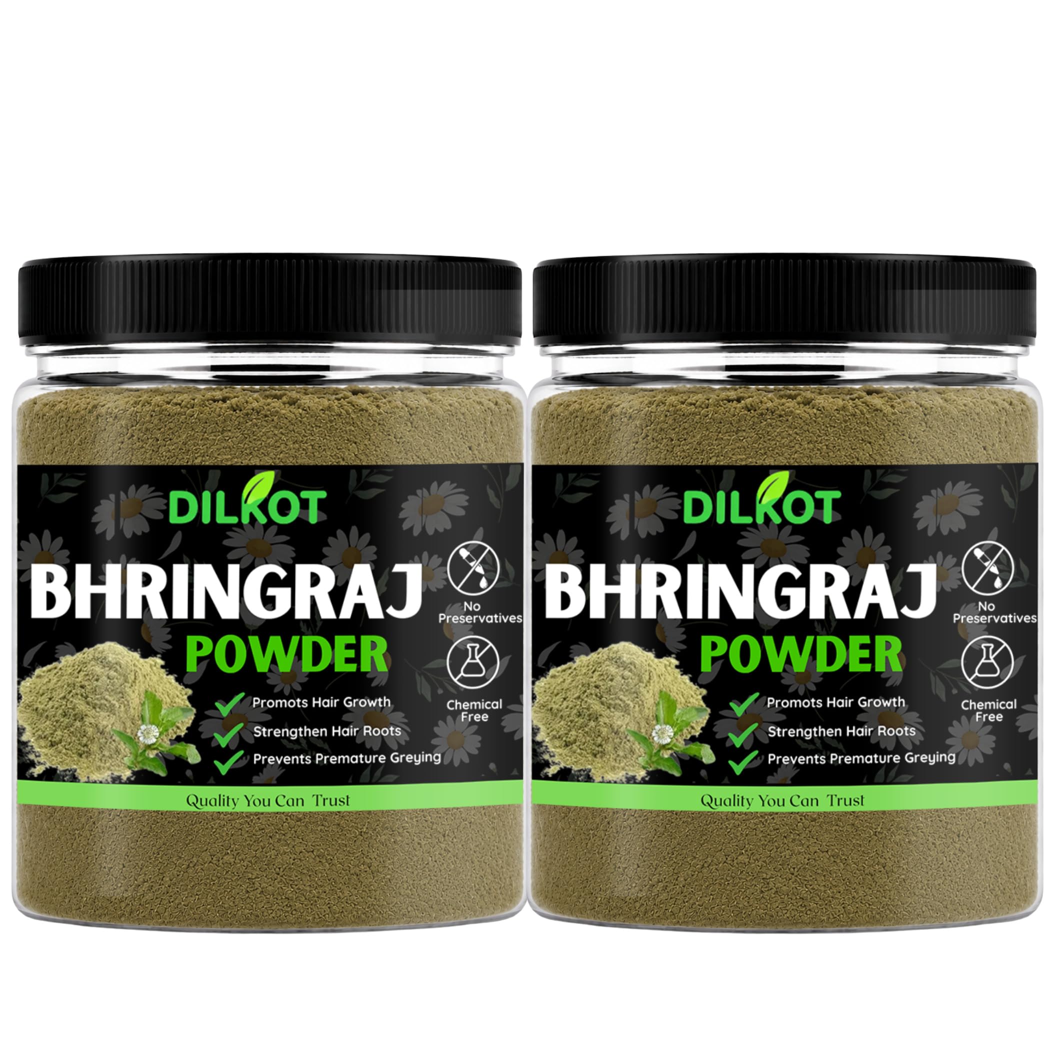 Bhringraj Powder 200G | For Hair Care | Ayurvedic Treatment | Promotes Scalp Health And Strong Hair Roots | Pack Of 2 (100G Each) | New-picture-30