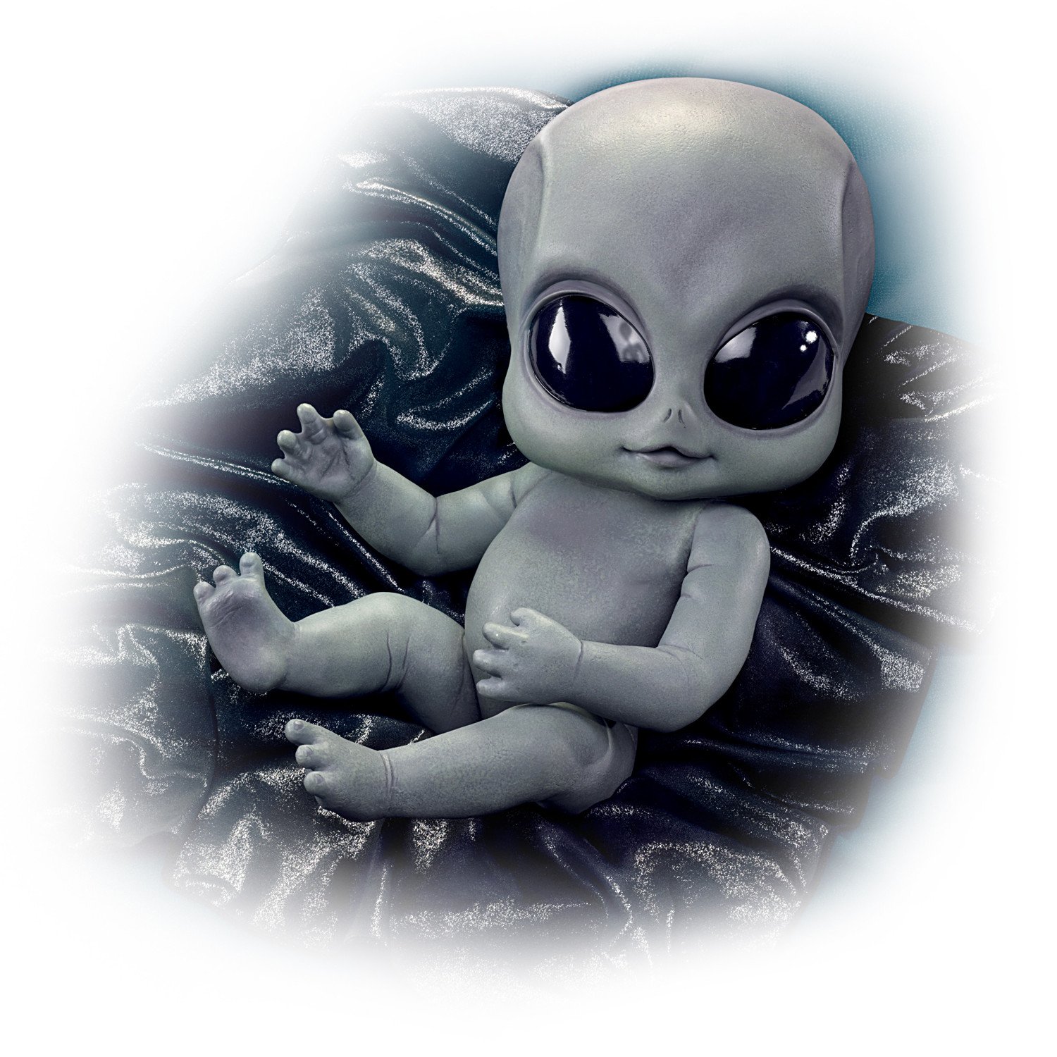 The Ashton-Drake Galleries Greyson Alien Baby Doll with Poseable Arms and Legs