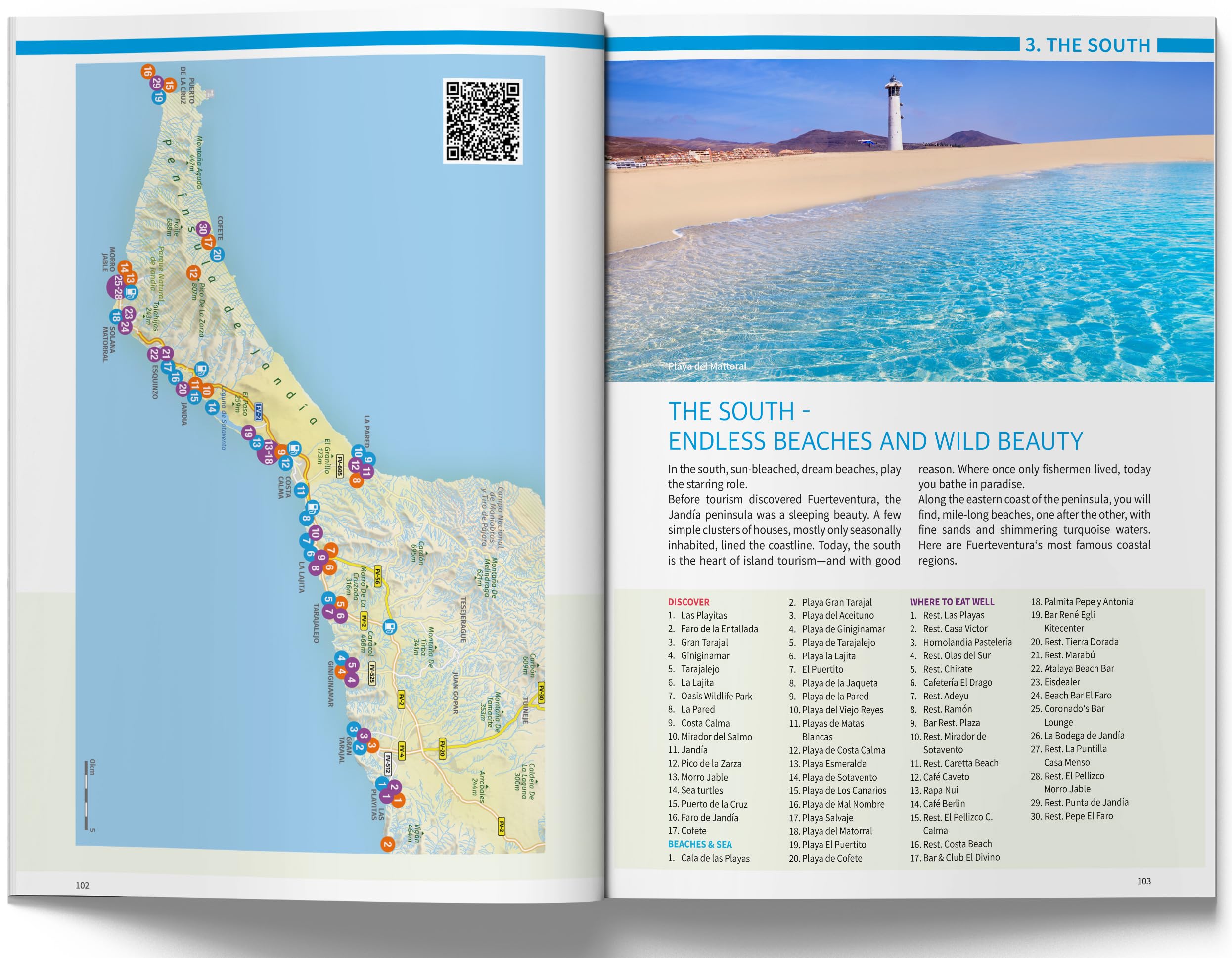 Magical Fuerteventura – Travel Guide Book with Personal Insider Tips. Your guide to heavenly beaches, mystical desert landscapes, and culinary delights. Including Lanzarote Day Trip | Online Maps