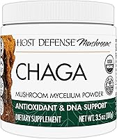 Vista 1 de Host Defense Chaga Powder - Immune System Support Supplement - Chaga Mushroom Powder for Antioxidant Activity Support - Dietary Mushroom Supplement