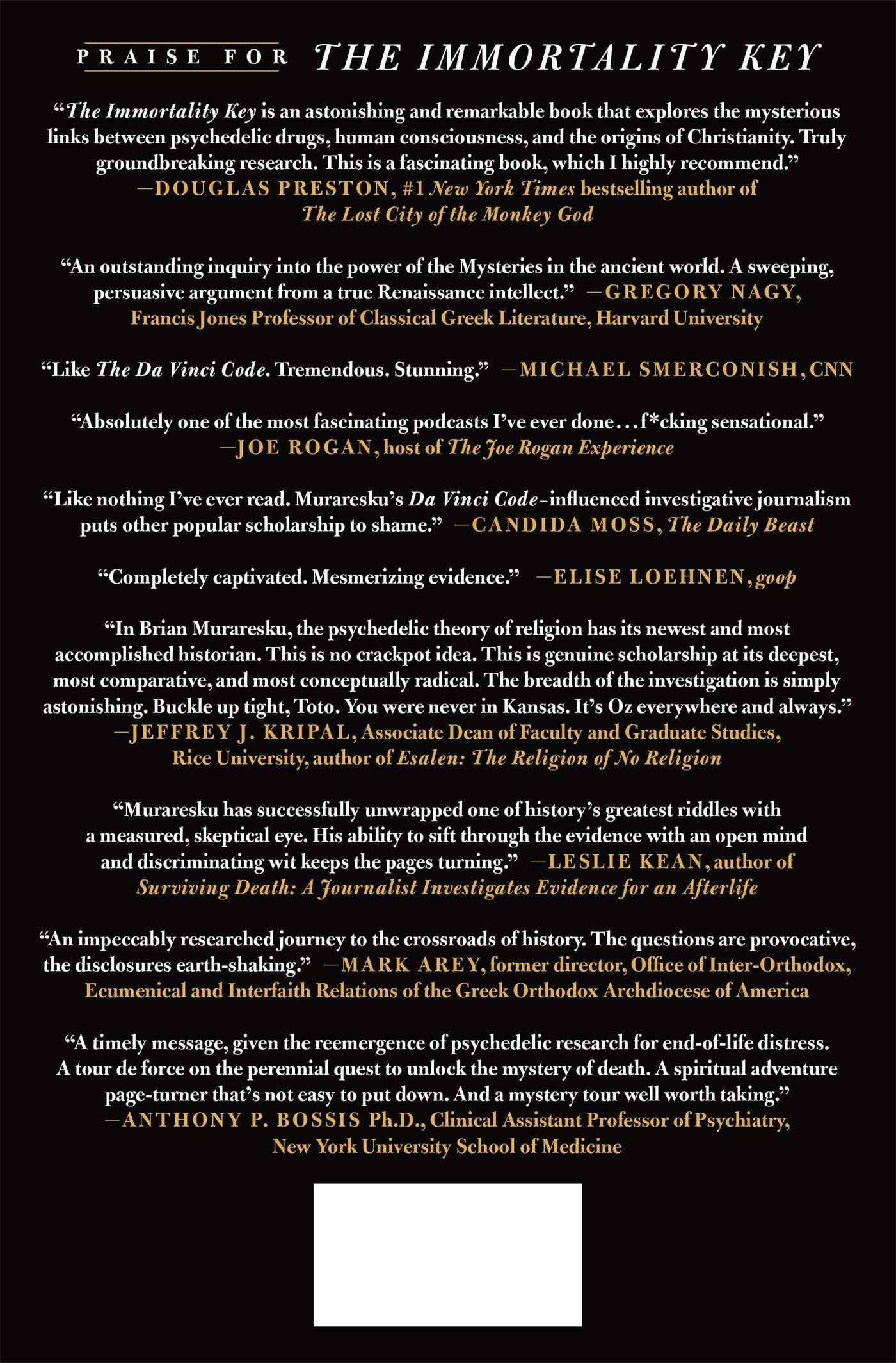 The Immortality Key: The Secret History of the Religion with No Name