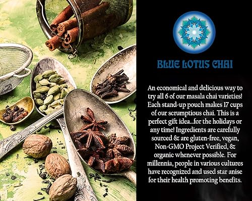 Miniatura 3 de Lotus Azul Blue Lotus - – Masala Chai - – Listo para Saborear en un momento...