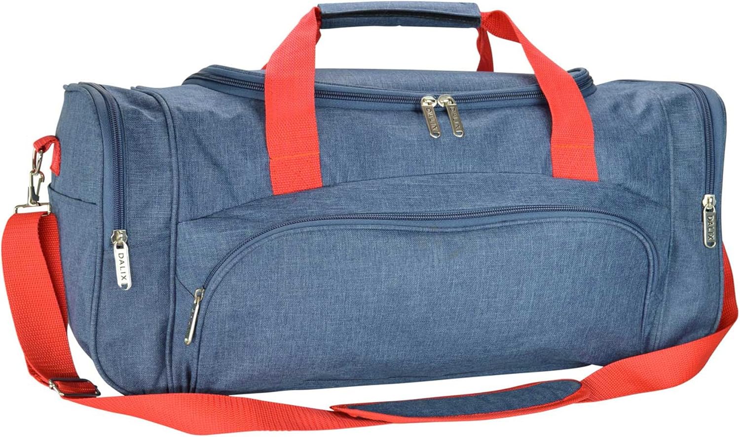 Dalix Large 25" Signature Travel Gym Bag w/Premium Lining in Black
