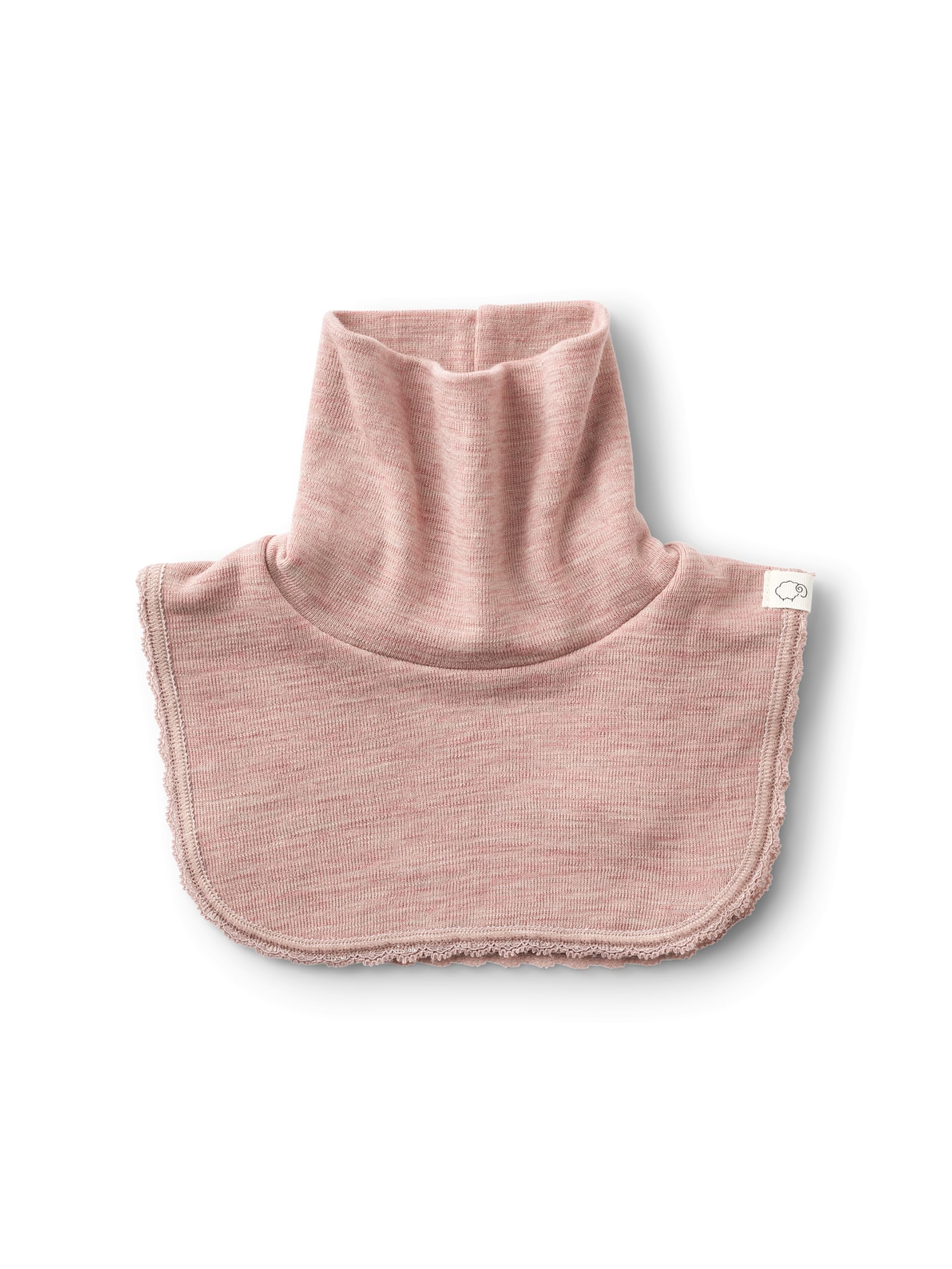 Dilling Blusher-Melange Merino Wool Neck Warmer For Babies, One Size