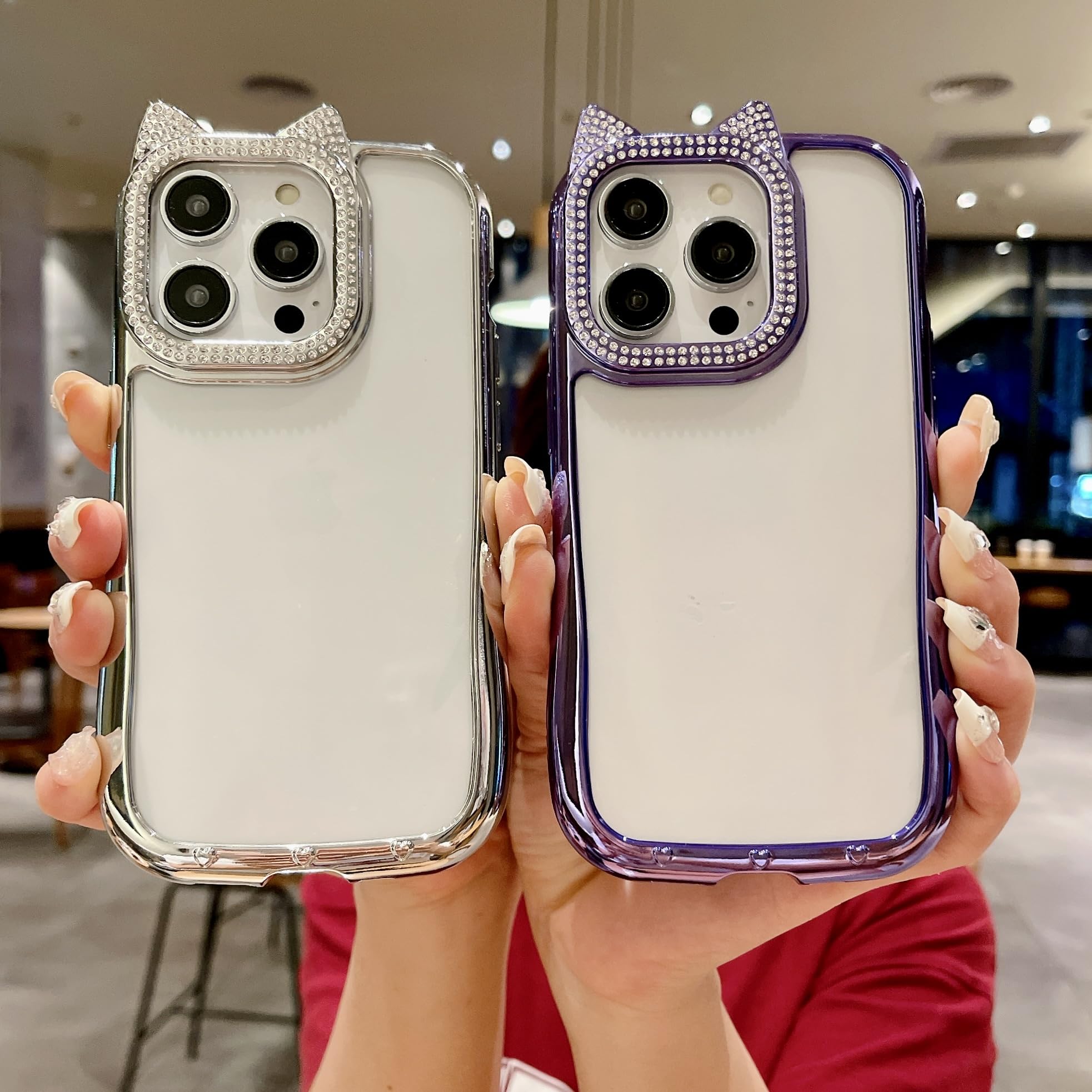 iPhone12 Pro Max ケース カバー 猫耳 ネコミミ ね