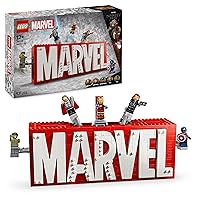 LEGO Logo e Minifigure MARVEL - Modellino da Costruire con Supereroi Leggende di Hulk