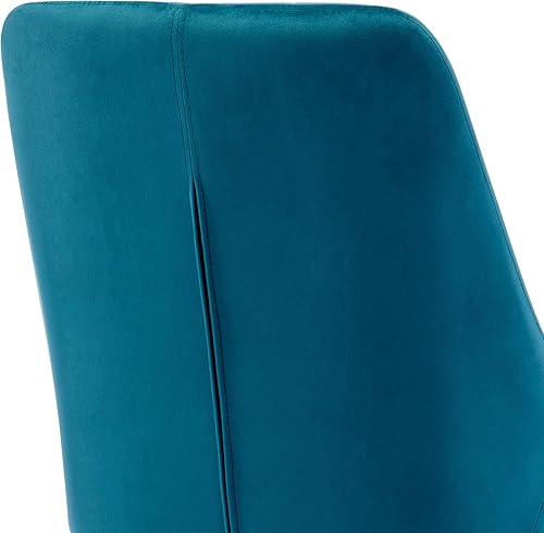 Miniatura 6 de Duhome - Juego de 2 sillas de comedor tapizadas, silla de ocio con respaldo alto de mediados de siglo, silla auxiliar moderna de terciopelo para