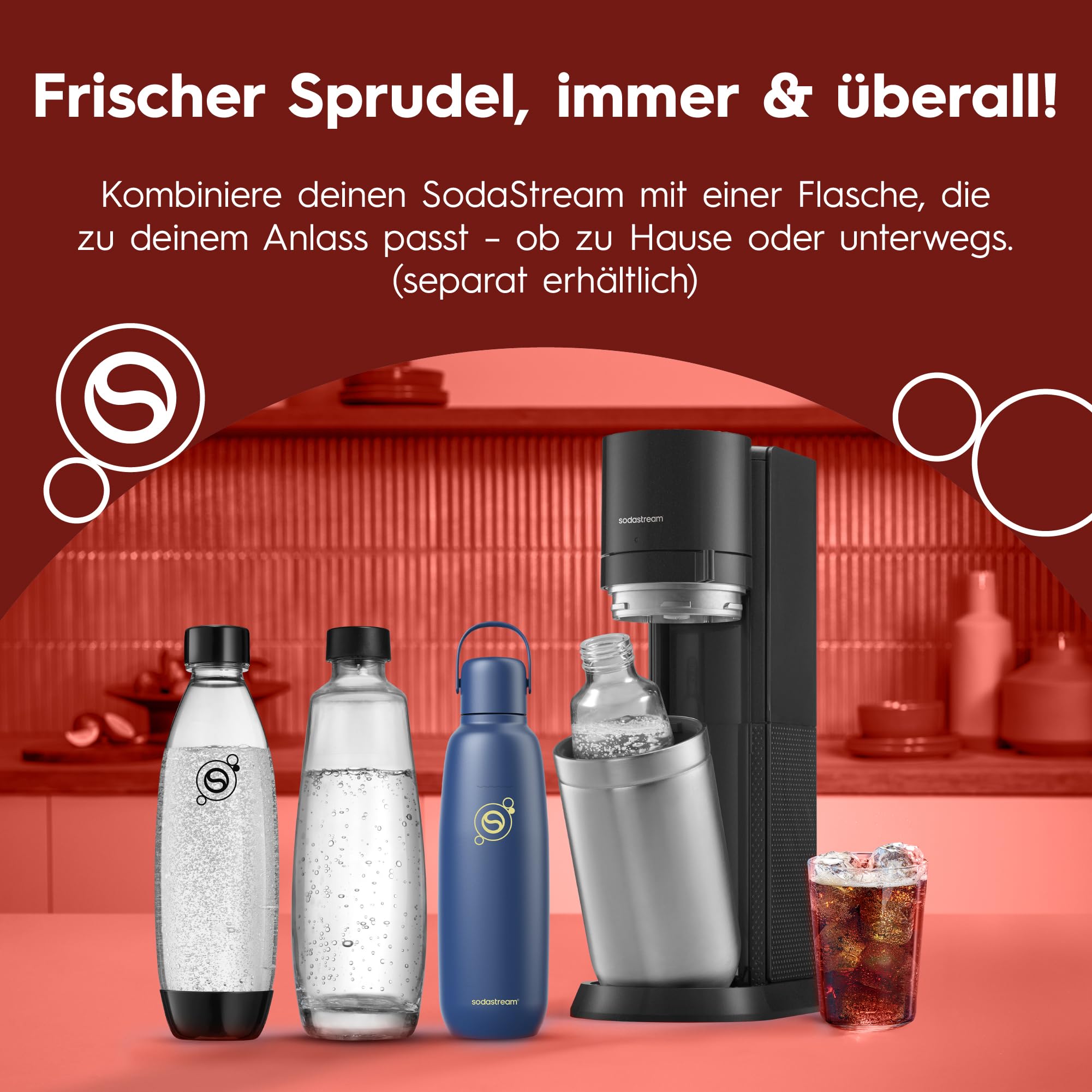 SodaStream drink mix Schwip Schwap · Cola-Orange Getränkesirup für Wassersprudler · 4 x 400ml
