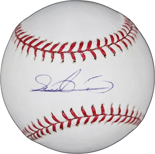 Fausto Carmona Roberto Hernandez Cleveland Indians Signed Autographed Rawlings Official Major League Baseball with Display Holder