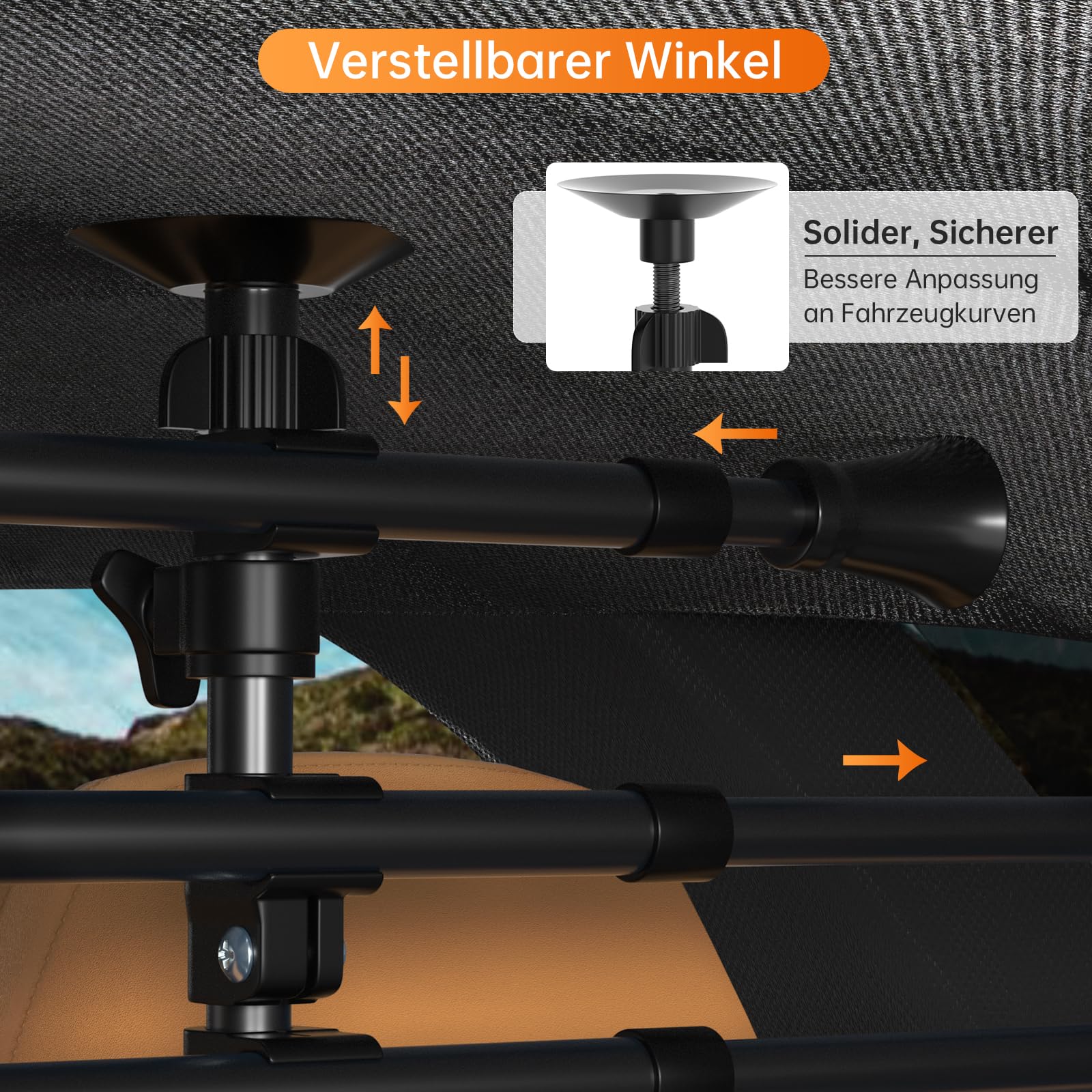 Hundegitter Auto Schutzgitter Trenngitter, Autogitter Kofferraum für Hunde 32-55CM * 80-145CM, Kofferraumgitter Hund, Kofferraum Gitter Universal,Keine erneute Montage erforderlich