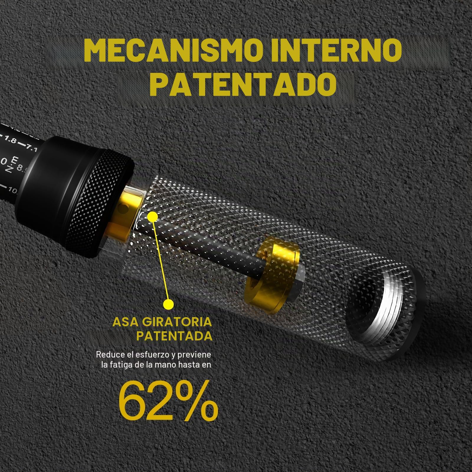 Hairich Llave Dinamométrica para Bicicleta y Moto, 1/4", Juego de 15 Piezas con Puntas Hexagonales y Torx, Rango de 2-20 Nm, con Barra de Extensión, Llave de Par para Bicicleta de Carretera