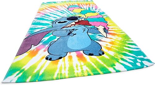 Miniatura 4 de Jay Franco Disney Lilo & Stitch Summer Things - Toalla grande para bañopiscinaplaya para niños, toalla de algodón súper suave y absorbente,