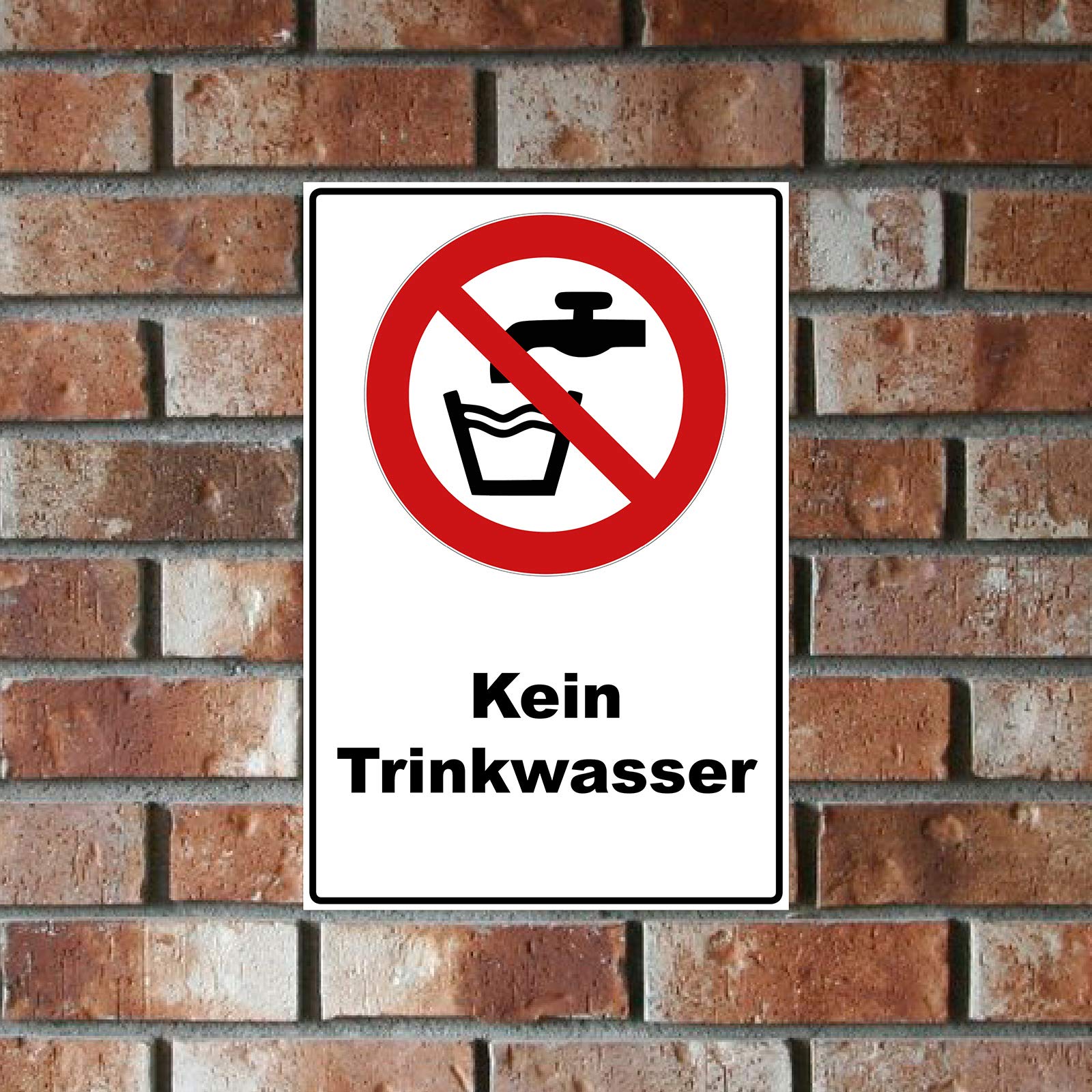 Verbotsschild „Kein Trinkwasser“ – Kunststoff, 30x45 Cm, Nach ASR A1.3