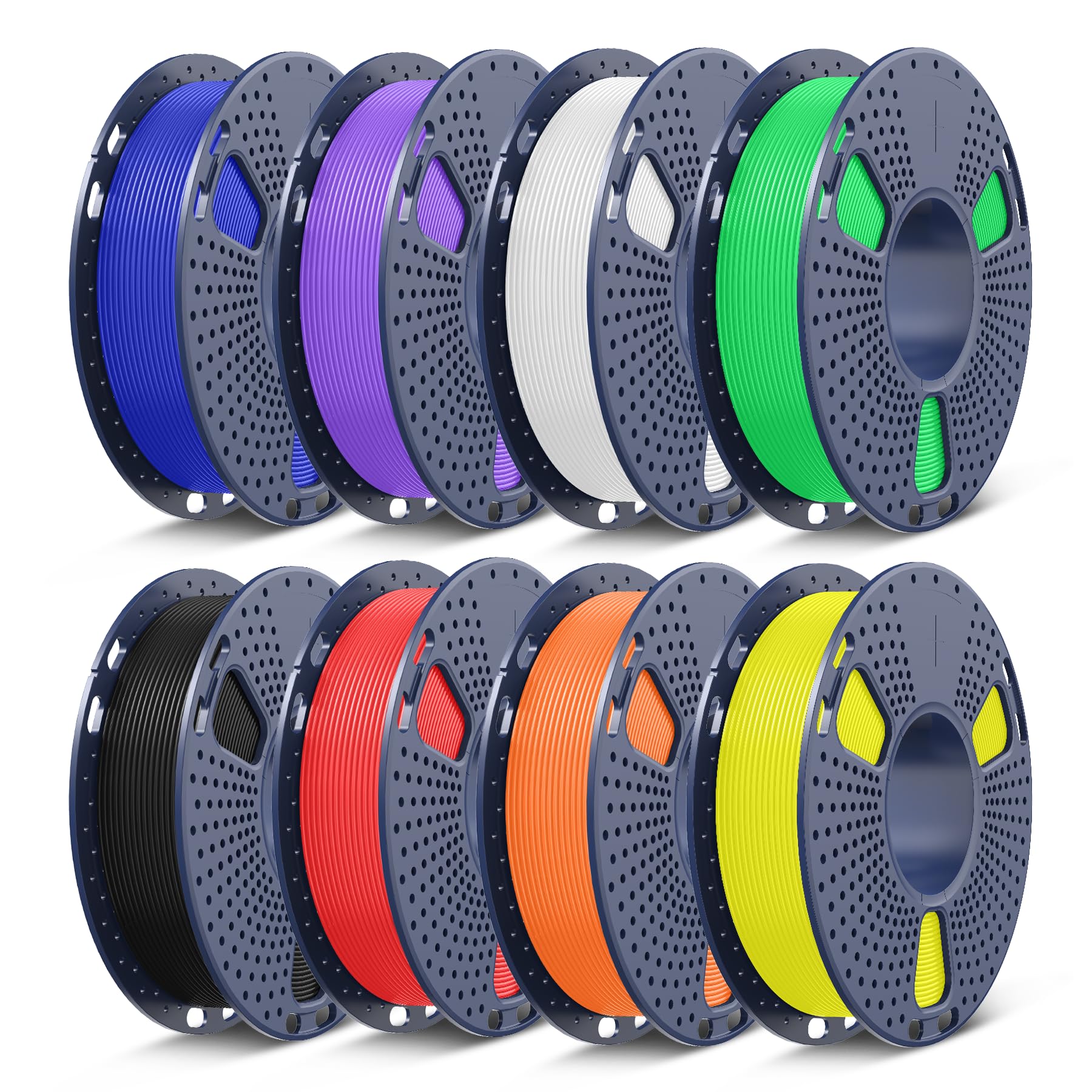 SUNLU PETG 3D Filament 1.75mm,250g*8,8 Colors-Combination