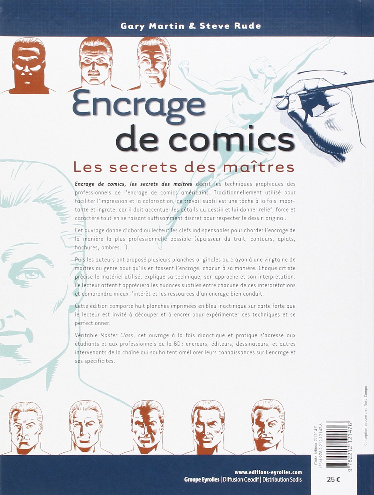 Encrage de comics: Les secrets des maîtres