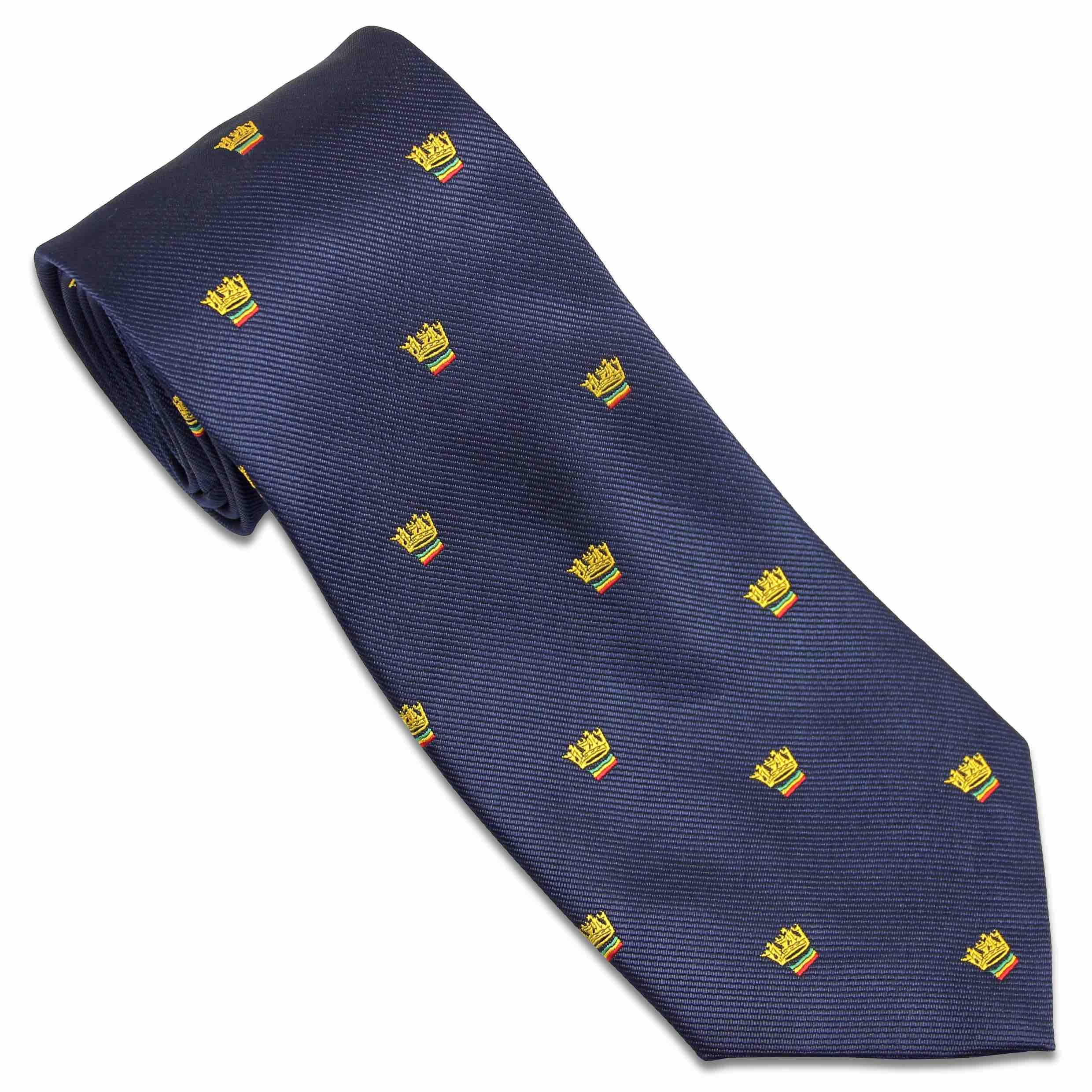 The Regimental Shop Men's Blue/Gold The Regital Shop Royal Fleet Auxiliary Tie (Polyester)