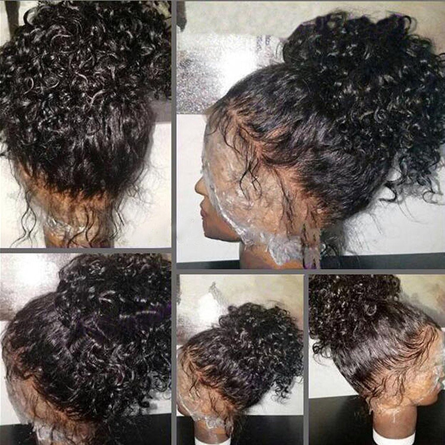 13x6 Lace Front Brazilian Remy Human Hair Wig Pre-Plucked Hairline Lace Frontal Human Hair Wig for Black Women (16 inch, 150 Density Lace Front Wig)