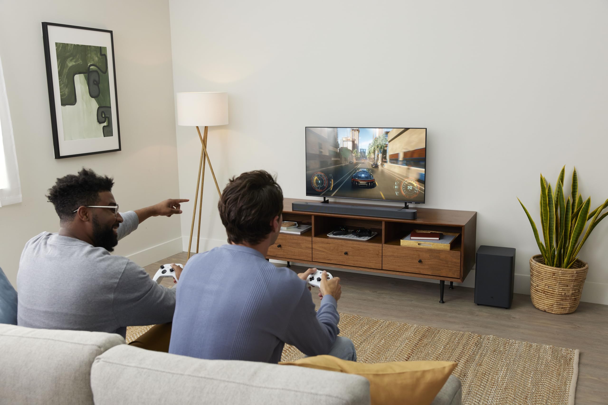 JBL SoundBar 2.1 Deep Bass MK2, Barre de Son pour Télévision, Design Compact, Noir